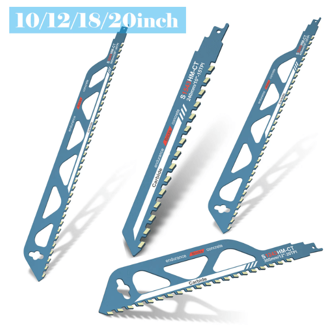 CARBIDE CONCRETE EXPERT BLADES - VARIOUS SIZES