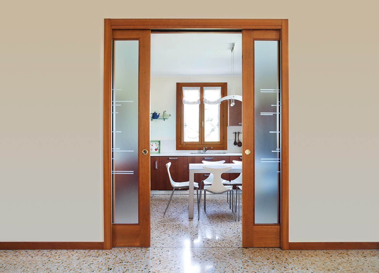 CLASSIC DOUBLE POCKET DOOR SYSTEM ECLISSE 125MM