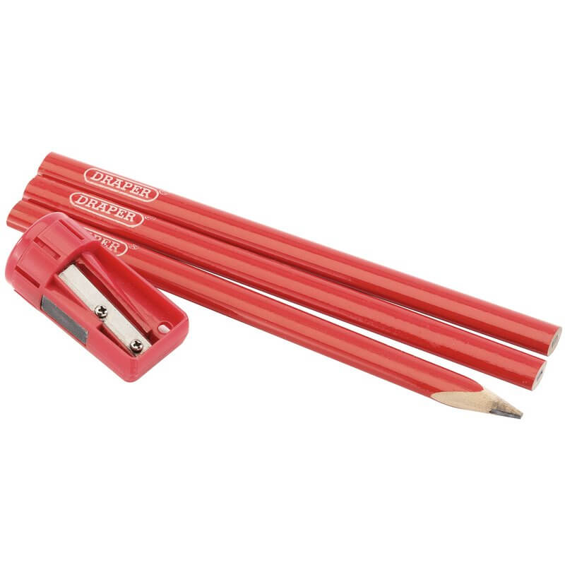 DRAPER CARPENTER'S PENCIL AND SHARPENER SET