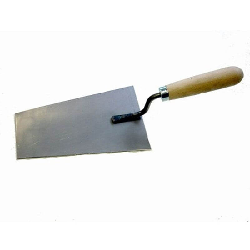 BUCKET TROWEL WITH WOODEN HANDLE