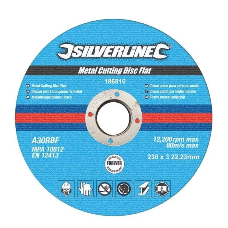 SILVERLINE METAL CUTTING DISC 230MM 5PCS