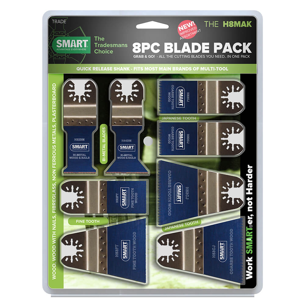 SMART TRADE MULTI TOOL ACCESSORY KIT PACK OF 8