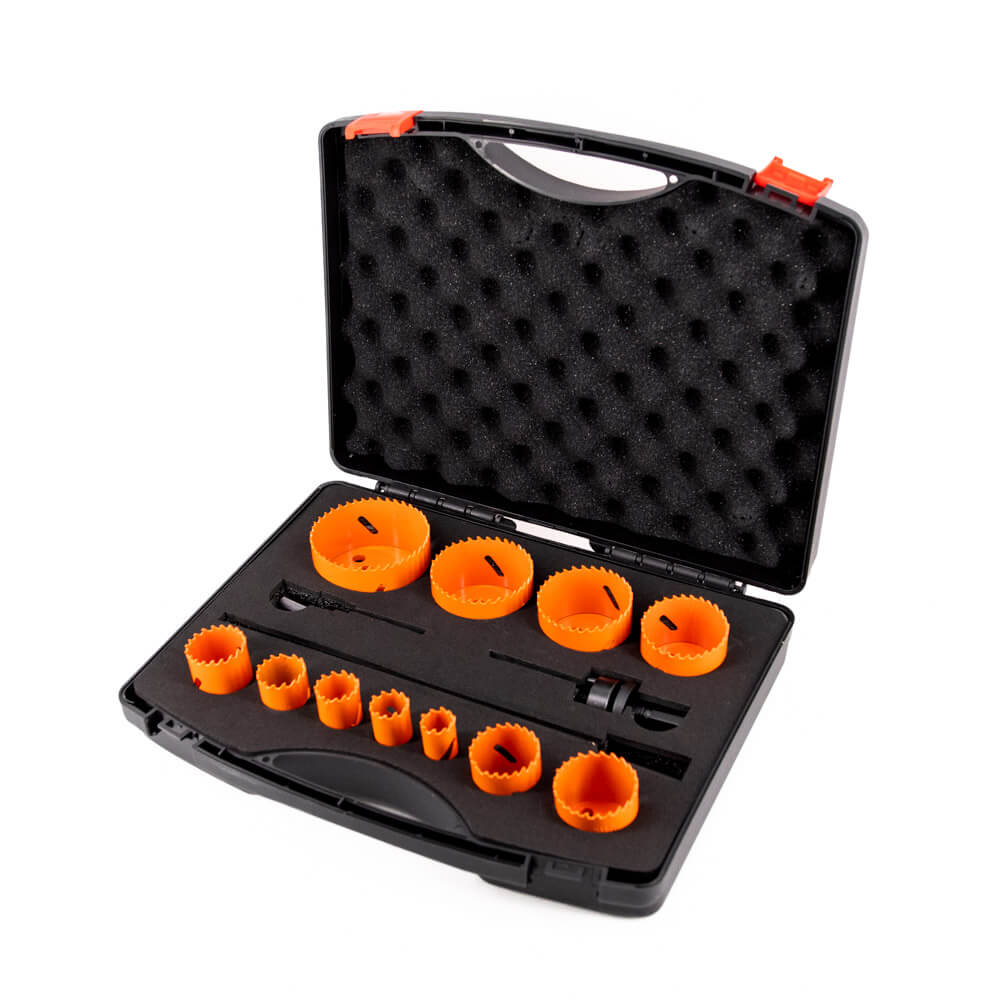 VAUNT HOLESAW KIT BI-METAL - 14 PIECE